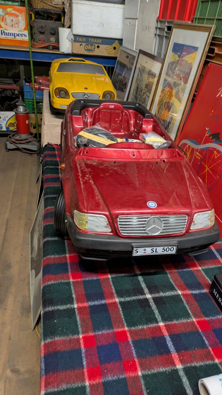 Veicoli per bambini: Mercedes Tretauto 500 SL – Nuovo e nell'imballaggio originale da Uesslingen venduto da 1992benz