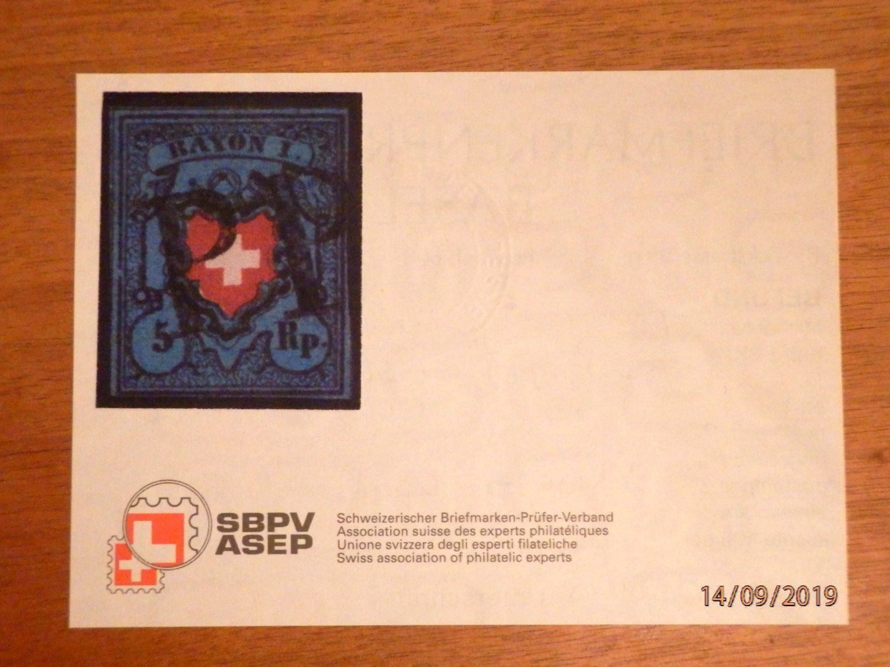 Alle Briefmarken: ZNr.15II.2.09b, Rayon I,  Abart, Type 26, Befund: M. Eichele – Gebraucht aus Ueberstorf von dinbau 5