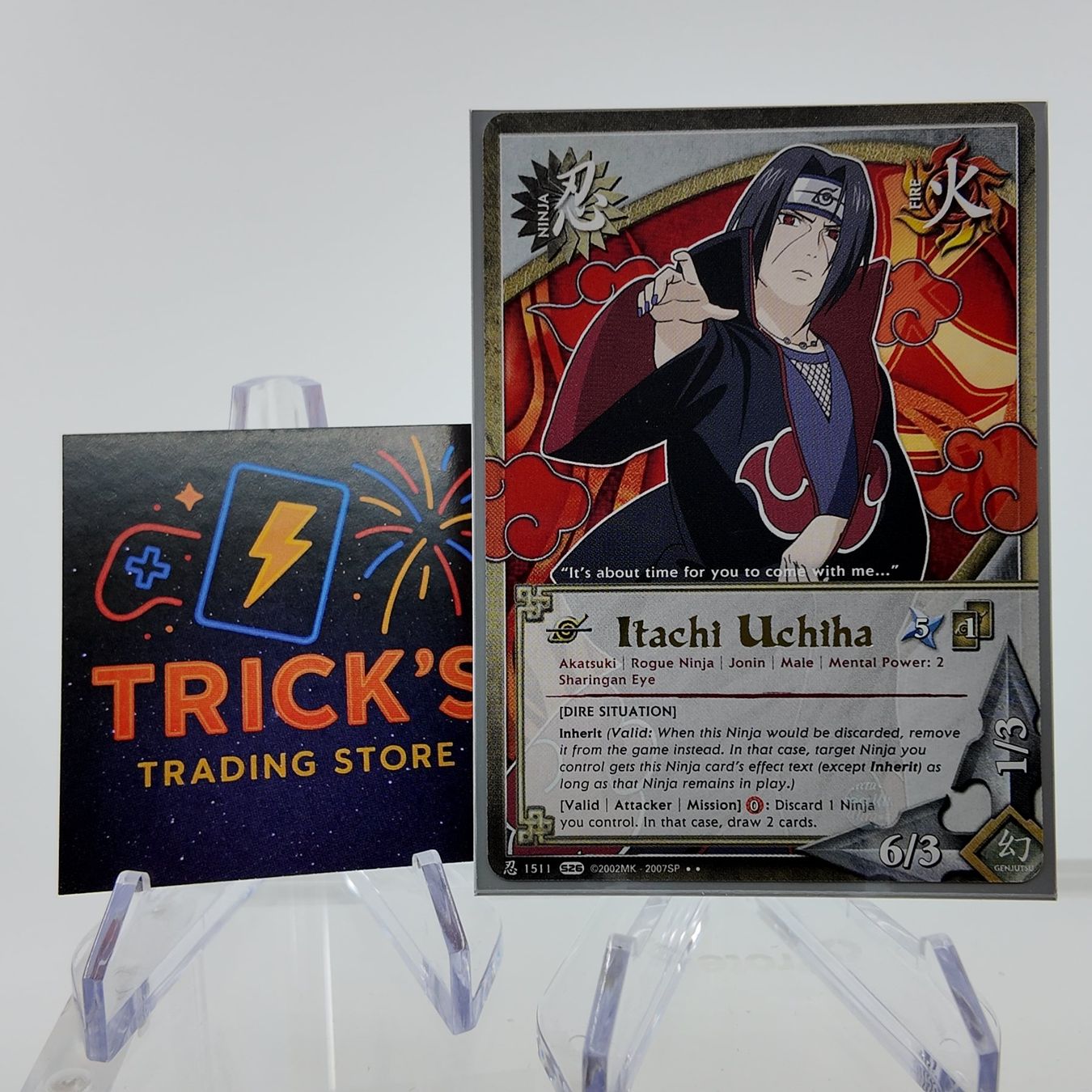 Bandai Carte collezionabili: Naruto Bandai CCG Itachi Uchiha Rare ENG – Usato da Wettswil venduto da TricksTradingStore