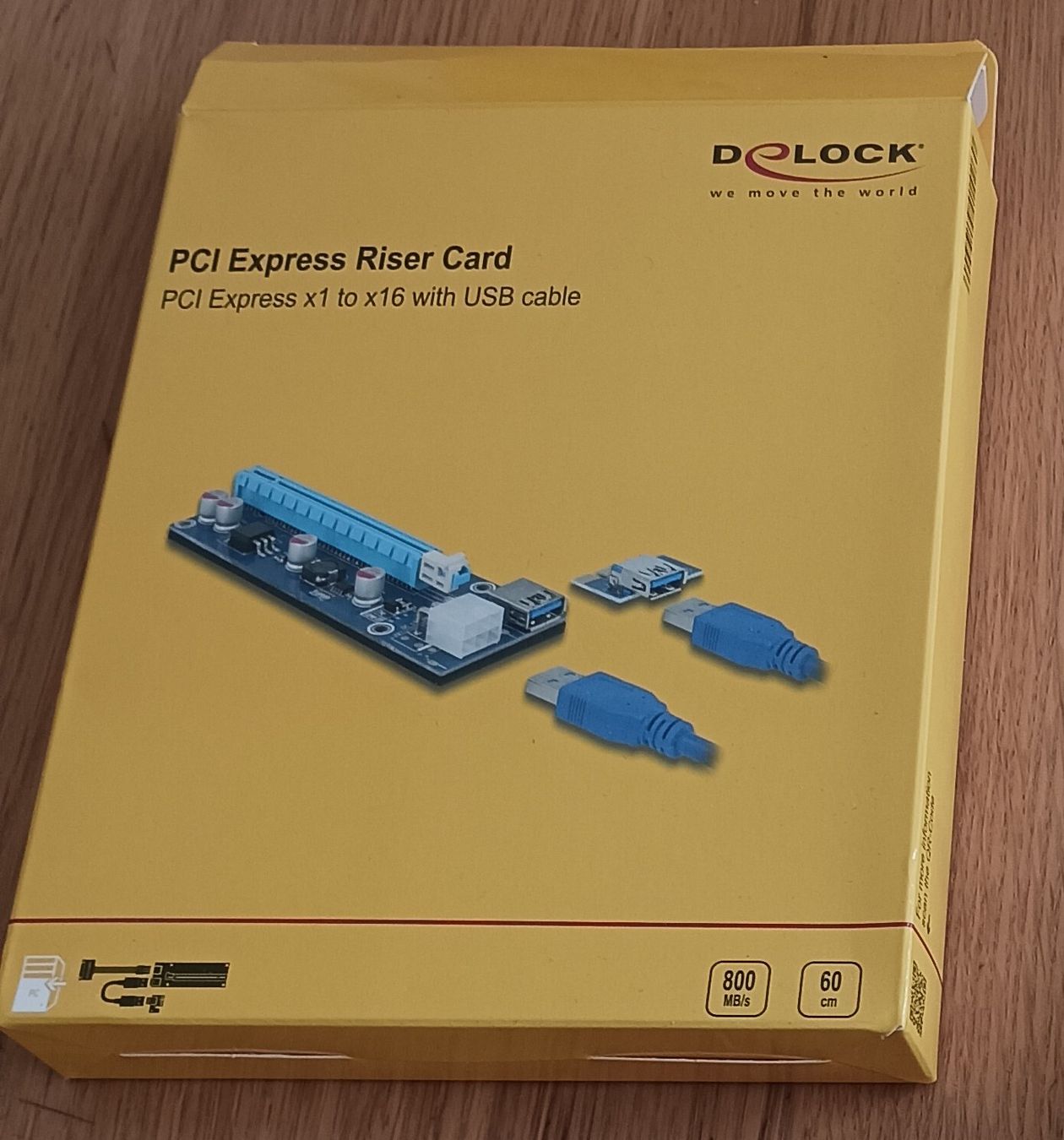 Laufwerke & Adapter: 7x Delock PCI Express Riser Card x1 to x16 USB – Neu (gemäss Beschreibung) aus Basel von Jbeu06