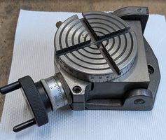 Rundtisch schwenkbar Ø 100 mm Teilapparat  Wie neu