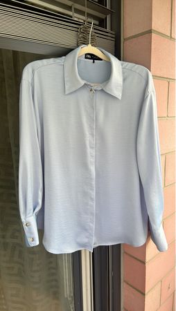 Leichtes hellblaues Business Hemd Gr. L, Zara, top