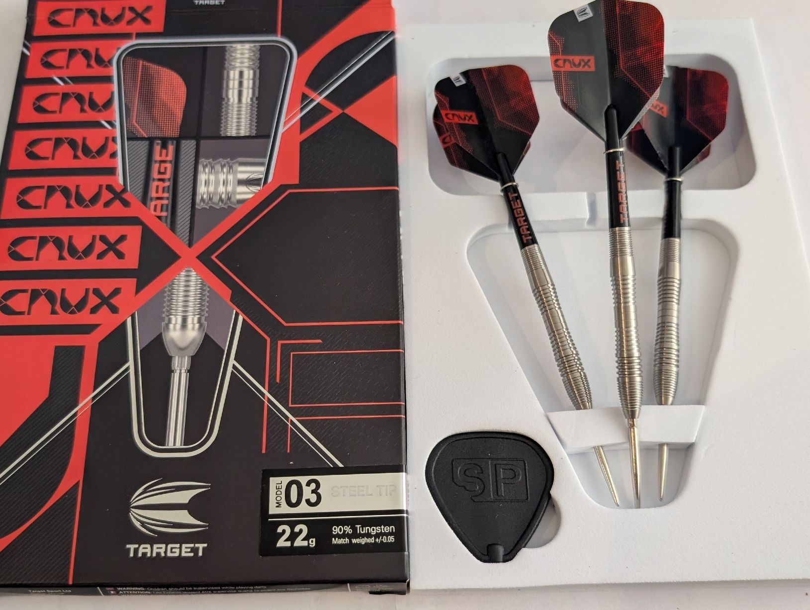 Dart: Dartpfeile TARGET Crux 22g 90% Tungsten – Gebraucht aus Wittenbach von mainimum