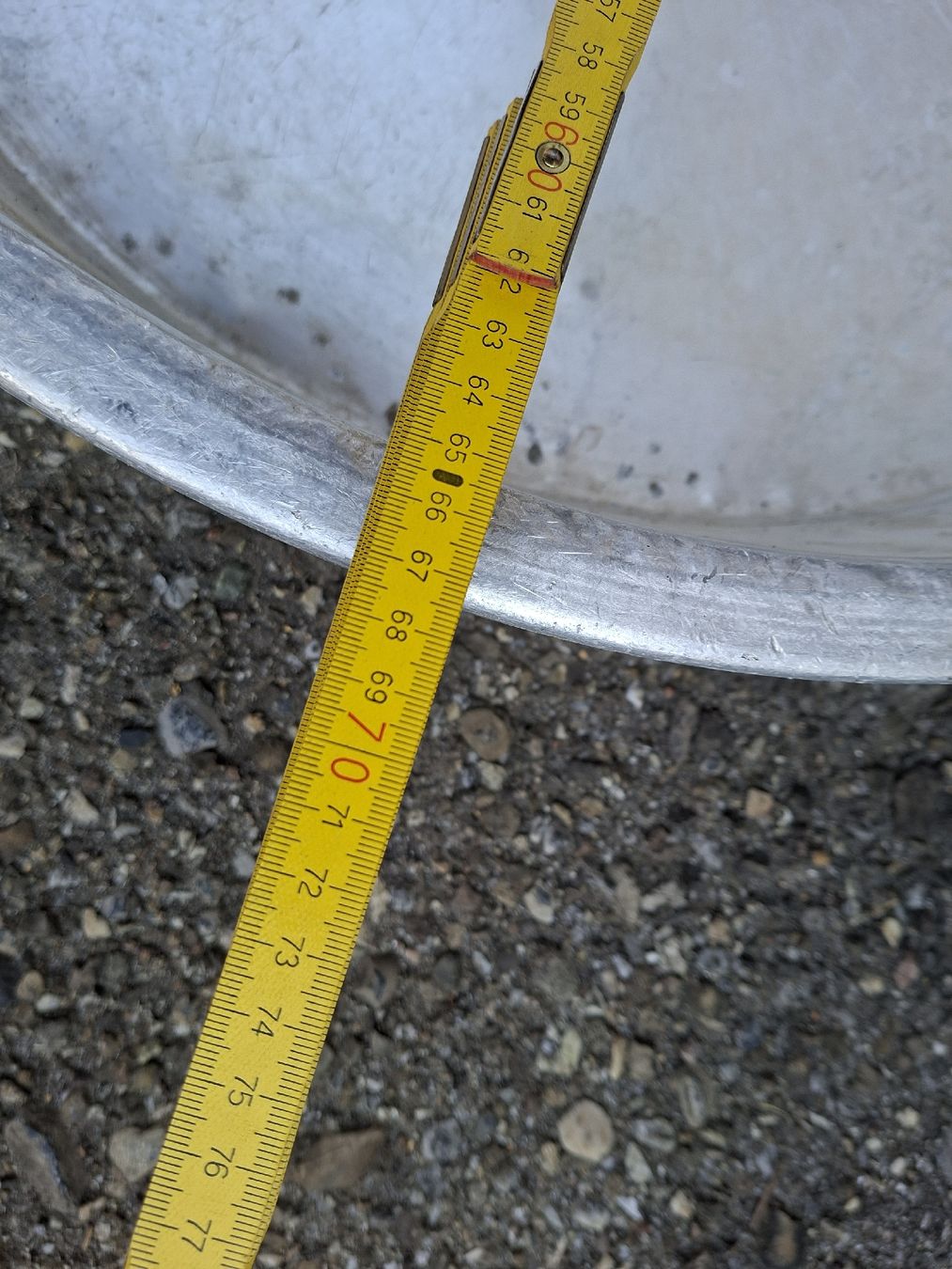 Ciotole: Alu-Schüssel 67cm Durchmesser – Usato da Erlach venduto da silvia3235 4