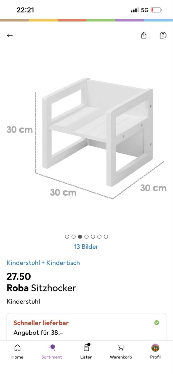 Set de table et chaises: Kinder tisch und stuhl – D'occasion à Au ZH par Ilamei 5