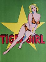Mel Ramos orig. Farblithographie 'Tiger Girl', Pop Art