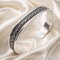 Armreif aus Silber 925 Sterlingsilber massiv Reif Armspange