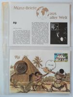 Münzbrief Fidschi 🇫🇯 1990