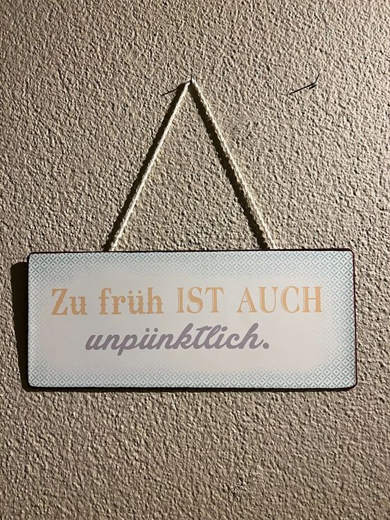 Cooles Retro/Vintage Blechschild mit Spruch Kaufen auf Ricardo