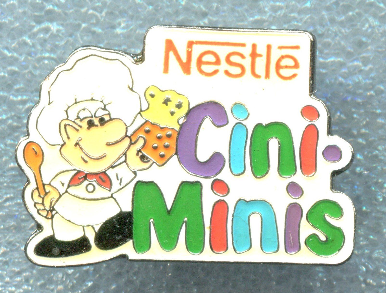 Plaketten & Abzeichen: Cini Minis  Zimt-Müsli – Gebraucht aus Winterthur von Sammleroase