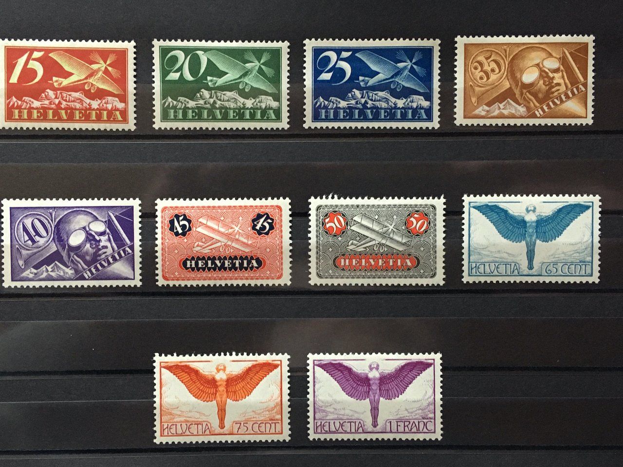 Tutti i francobolli: Flugpost 1923-40 ungestempelt – Usato da Nesslau venduto da andi_hon