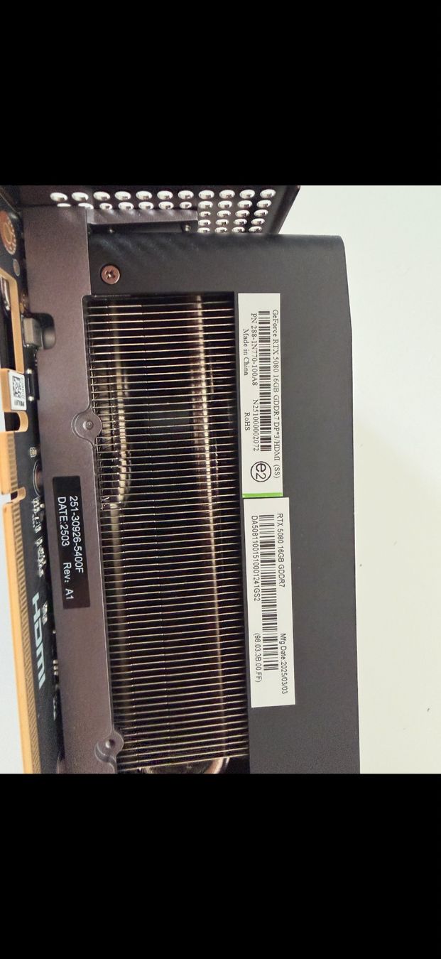 Nvidia Grafikkarten: Geforce Rtx 5080 – Gebraucht aus Rüti ZH von Enes1994