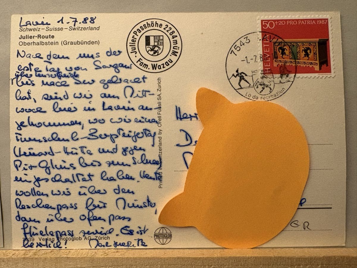 Cartoline postali: AK von Julier Pass – Usato da Rümlang venduto da Kartenpost1 1