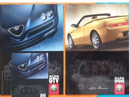 ALFA ROMEO GTV / SPIDER 1998 - Prospekt Konvolut