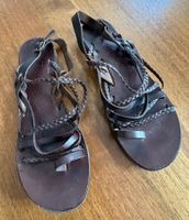 NEUE Bata Leder Zehen-Sandalen