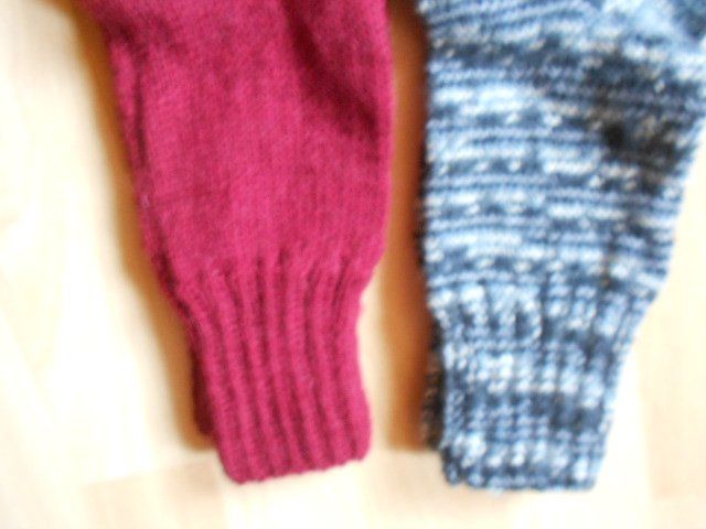 Calze: 2 Paar Wollsocken Handgestrickt Gr 40/41 – Nuovo (secondo la descrizione) da Flühli LU venduto da primula-47 2