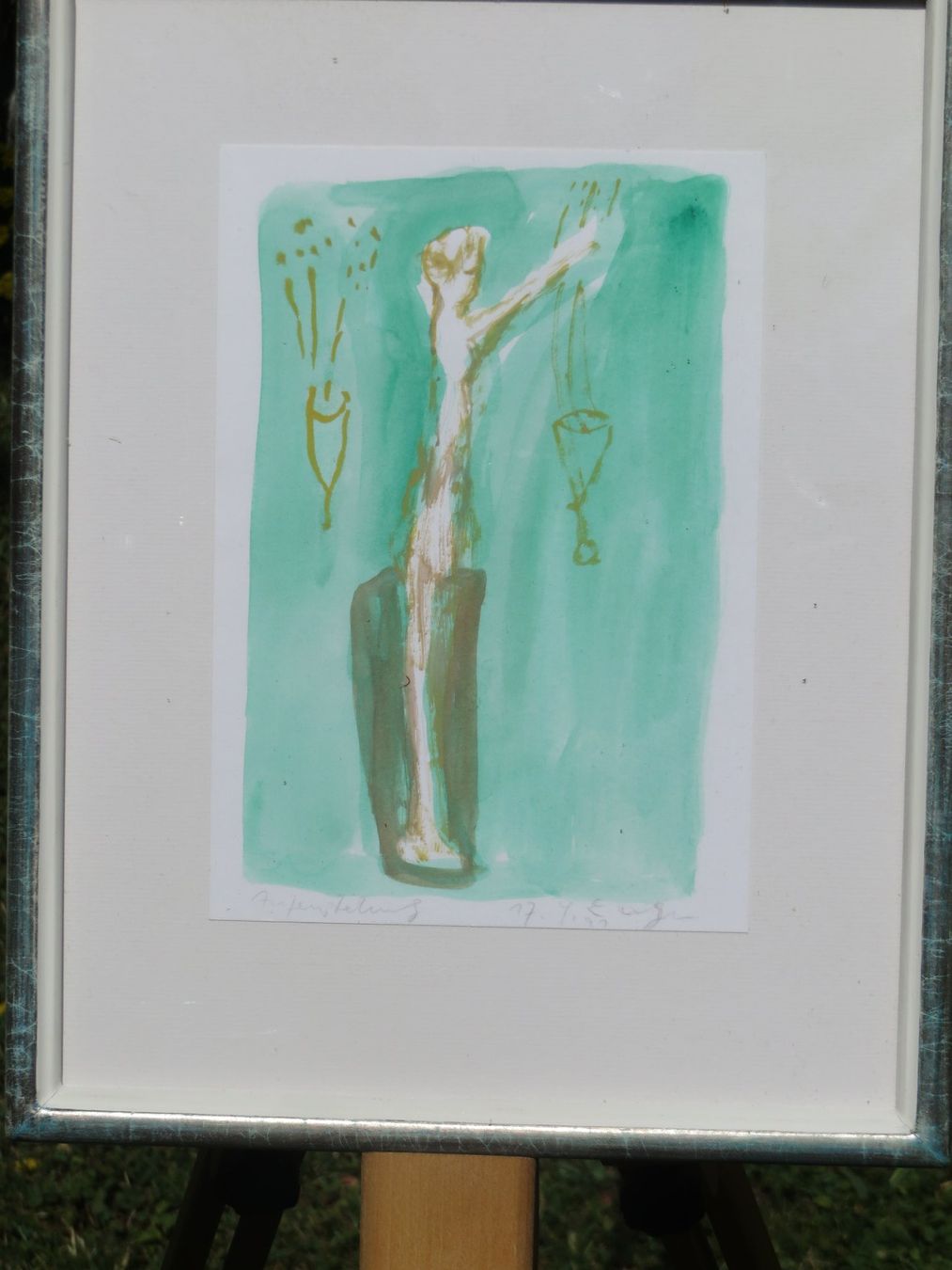 Dipinti: Bruder Eugen Boller 1939 original Aquarell – Usato da Bad Ragaz venduto da FutureZ