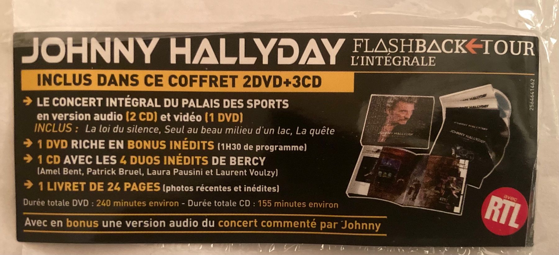 CD: JOHNNY HALLYDAY - FLASHBACK TOUR L'INTÉGRALE – Usato da Poliez-Pittet venduto da Newtown-Records 3