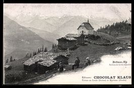 AK Bettmer Alp, Scenes de la vie alpestre, Kapelle