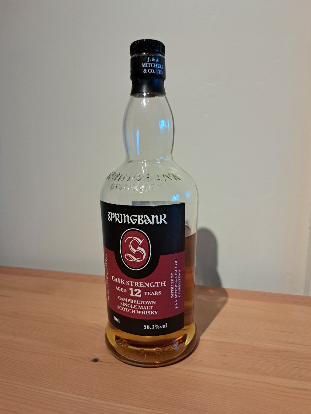 Springbank Bevande alcoliche: Springbank 12 yo Cask Strength offene Flasche – Usato da Brittnau venduto da Prorex
