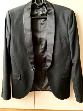 Herren Blazer/Smokingjacke  schwarz, Gr. 46