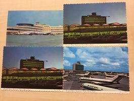 Aviatik Postkarten Atlanta Aerport