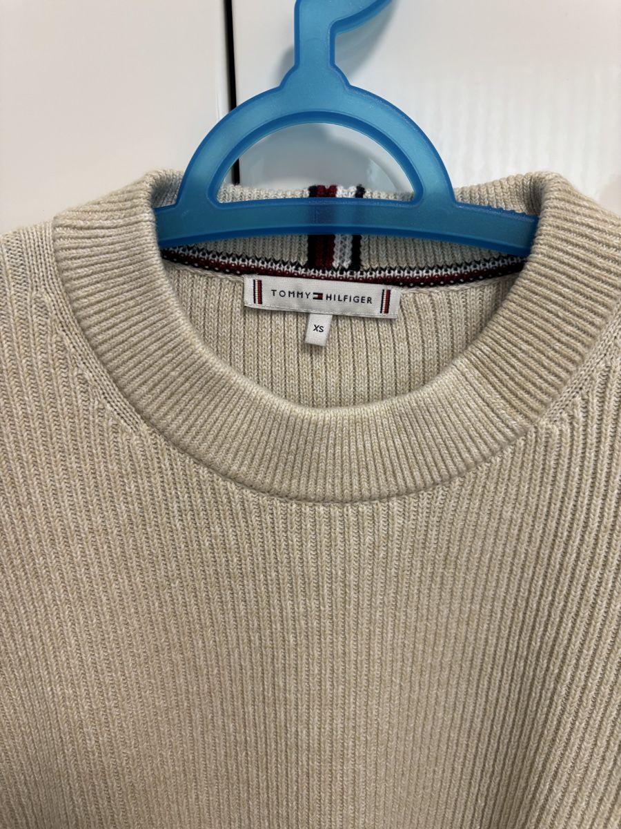Tommy Hilfiger Maglioni & Felpe: Tommy Hilfiger Strickpullover, Beige, Gr. XS – Usato da Zollikerberg venduto da Jvac2