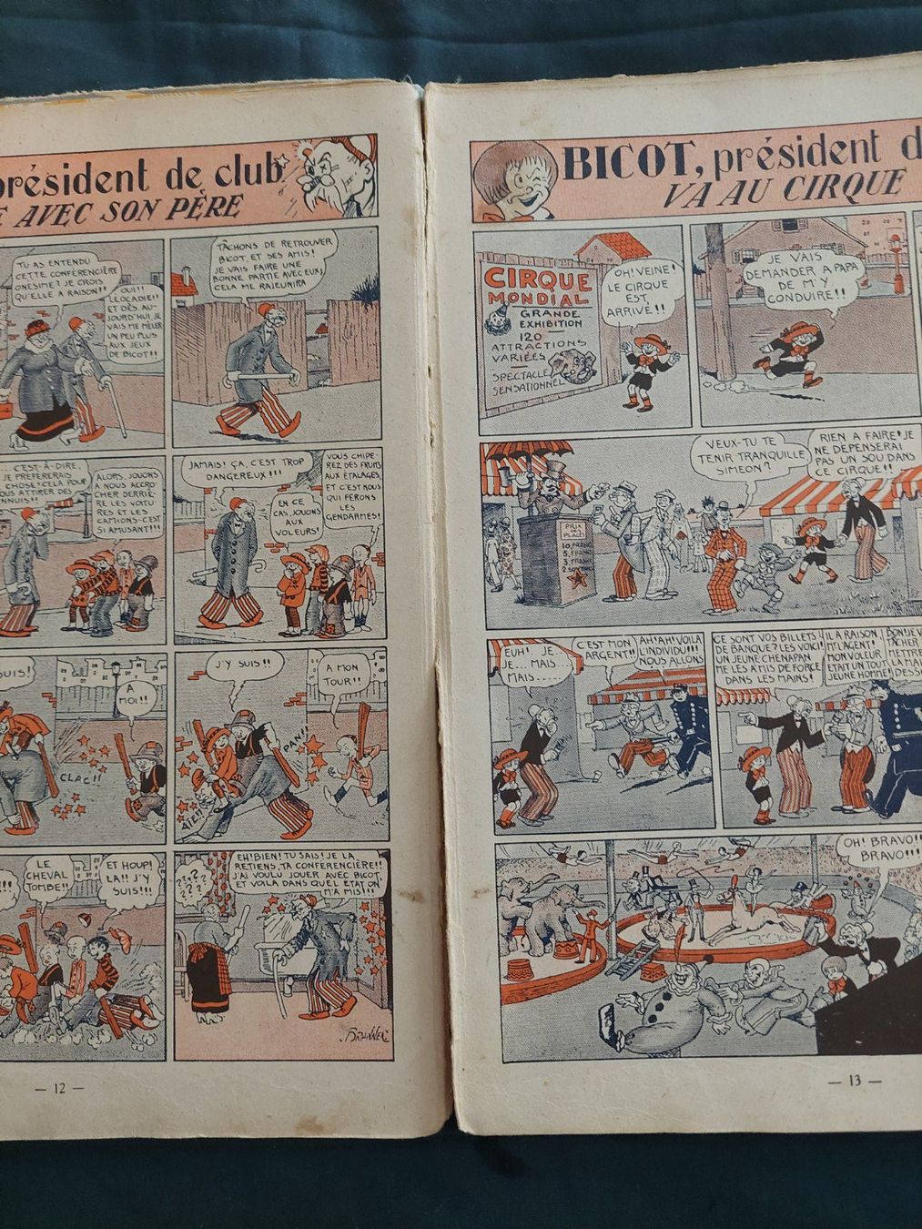 Fumetti: Les Farces De Bicot EO 1929 BE Coté – Difettoso da Genève venduto da Blu_BD 3