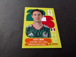 Panini FIFA Fussball WM 2026 Sticker Marcel Ruiz MEX 12