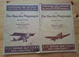 Flugzeugbau Hefte 1&2 von E. Pfister guter Zustand