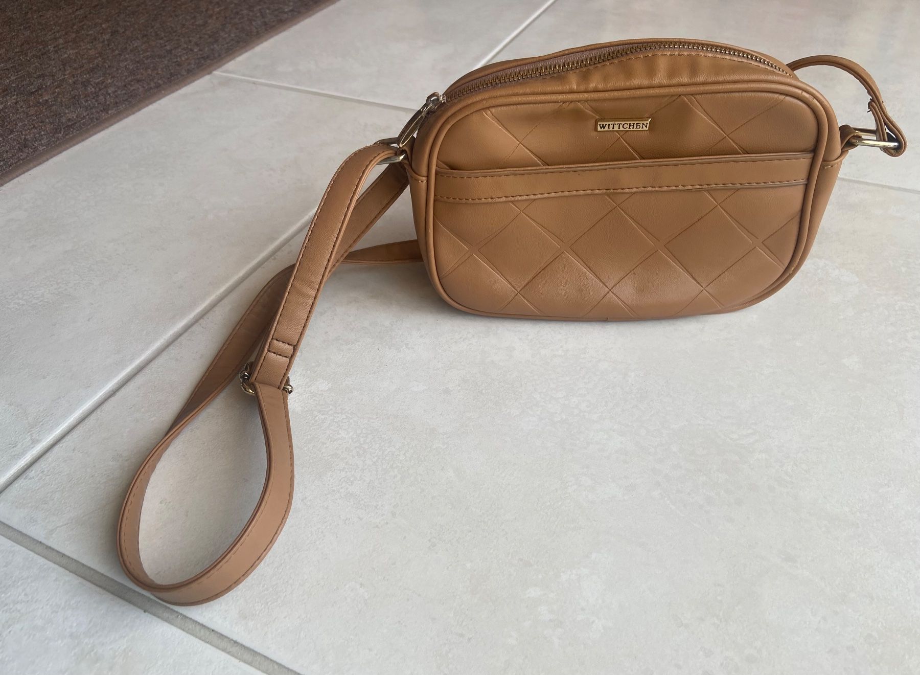 Borse da donna: Ledertasche WITTCHEN, ca. 23x15x5cm, beige – Usato da Bassersdorf venduto da TB01011