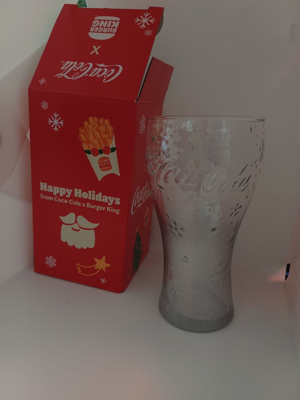 Bicchieri: Glas Coca-Cola von Burger King SILBER – Nuovo e nell'imballaggio originale da Muralto venduto da manueldisaba01