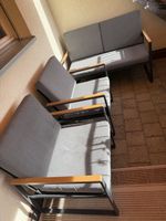 Gartenmöbel Set, Sofa und 2 Sessel, Grau, Top Zustand! (52)