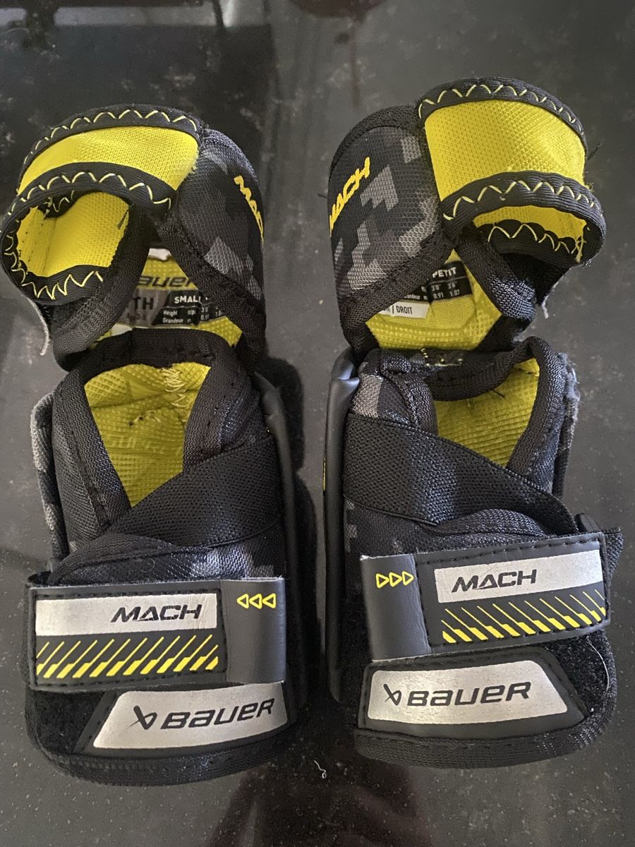 Bauer Protezioni & Imbottiture: Eishockey Ellbogenschoner Bauer Junior  – Usato da Steinhausen venduto da Turtle82