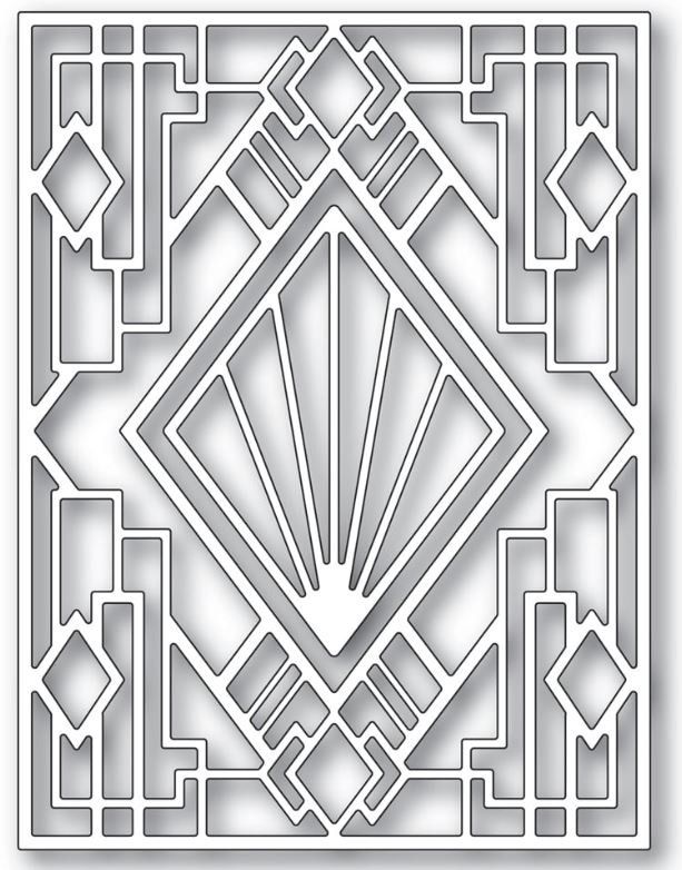 Sciablone: Poppy Stamps 2er Set Stanzschablone  ** Deco Frame ** – Nuovo e nell'imballaggio originale da Rubigen venduto da rofi100 3