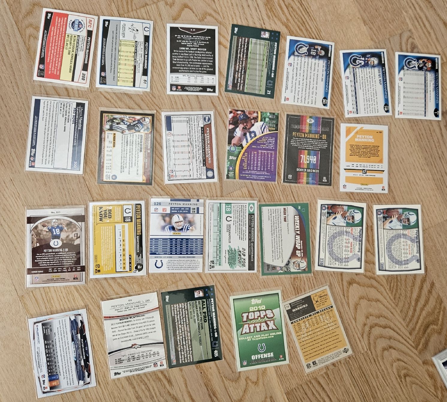 Carte collezionabili: Peyton Manning Sammlung / 89 Cards ab 1999 /Quarterback – Usato da Oberdorf BL venduto da BaldenEagle 2