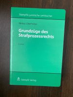 Grundzüge des Strafprozessrechts - Oberholzer - 4. Auflage
