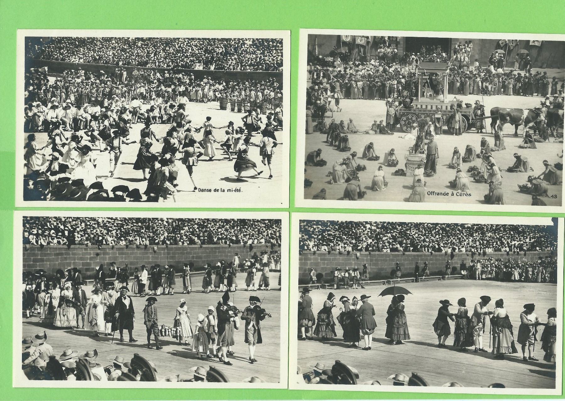 Cartoline postali: Fête des Vignerons 1927, Vevey,  8AK – Usato da Zürich venduto da t24_de