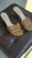 Alain Manoukian Kitten Heels Leder braun Grösse 38