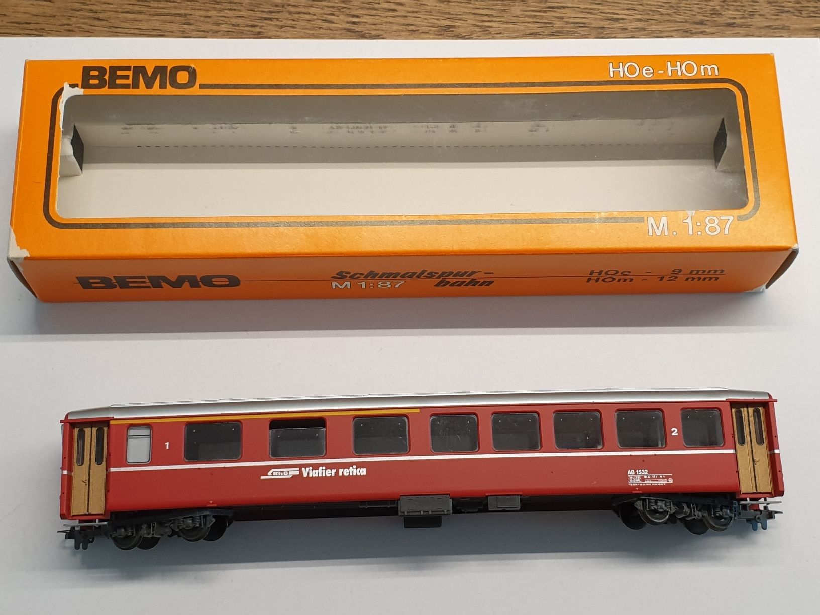 Bemo Modelleisenbahnen: Personenwagen AB 1532 Bemo – Gebraucht aus Wil SG von bue_ff6k 1