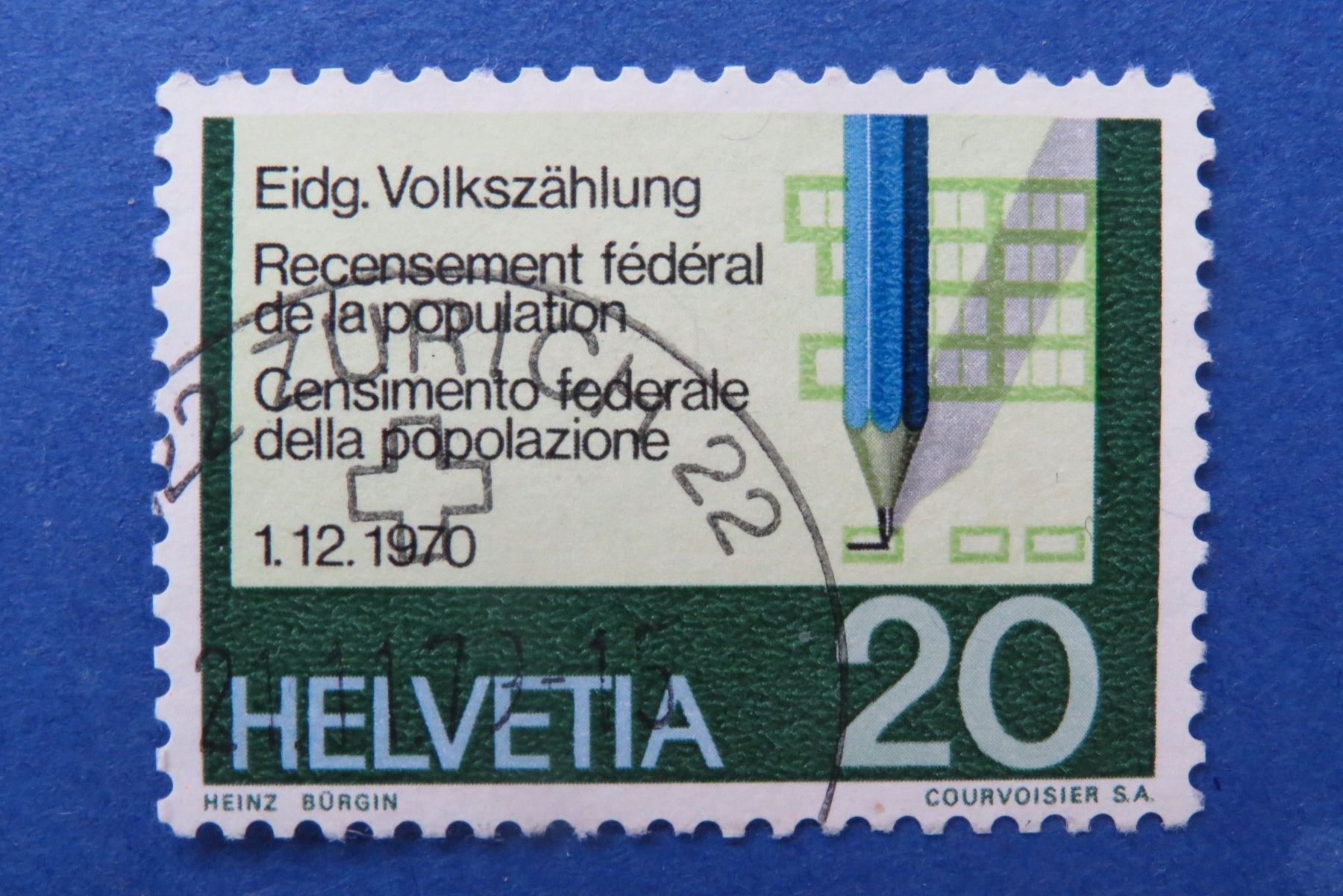 Tous les timbres: Lot Werbemarken mit Eckstempel ZÜRICH – D'occasion à Brunnen par Kumari 1