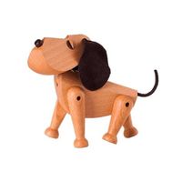 Holz Hund Design Dänisch Vintage TOP Zustand! Retro 49