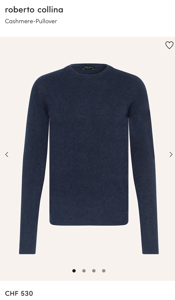 Maglioni & Felpe: ROBERTO COLLINA PULLOVER GR. L Kaschmir neuwertig – Nuovo (secondo la descrizione) da Unteraegeri venduto da MH203 8