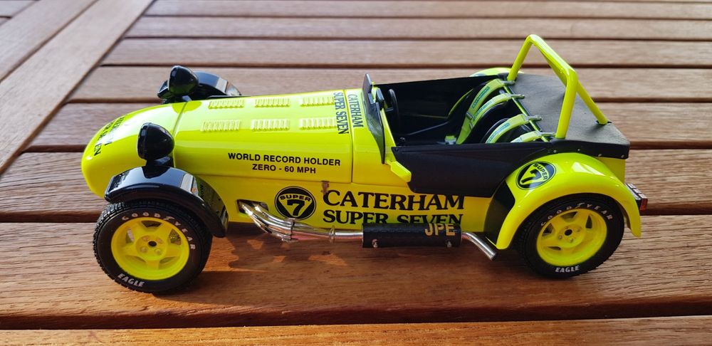Diecast model cars Caterham Super Seven 1/18 Kyosho JPE white avec