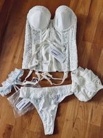 SALE! Brautkleid Unterwäsche Set in S
