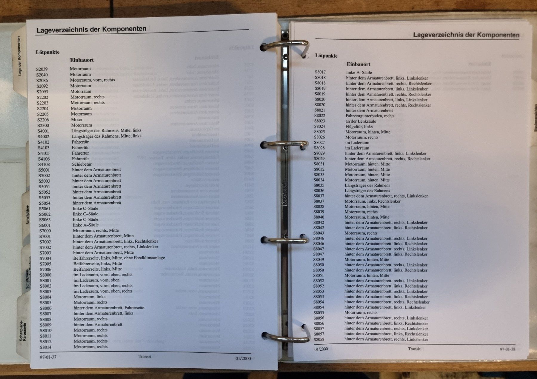 Libri: Ford Transit Schaltpläne '95-'00, Stromlaufpläne Top! – Usato da Aristau venduto da daniel_s_1 4