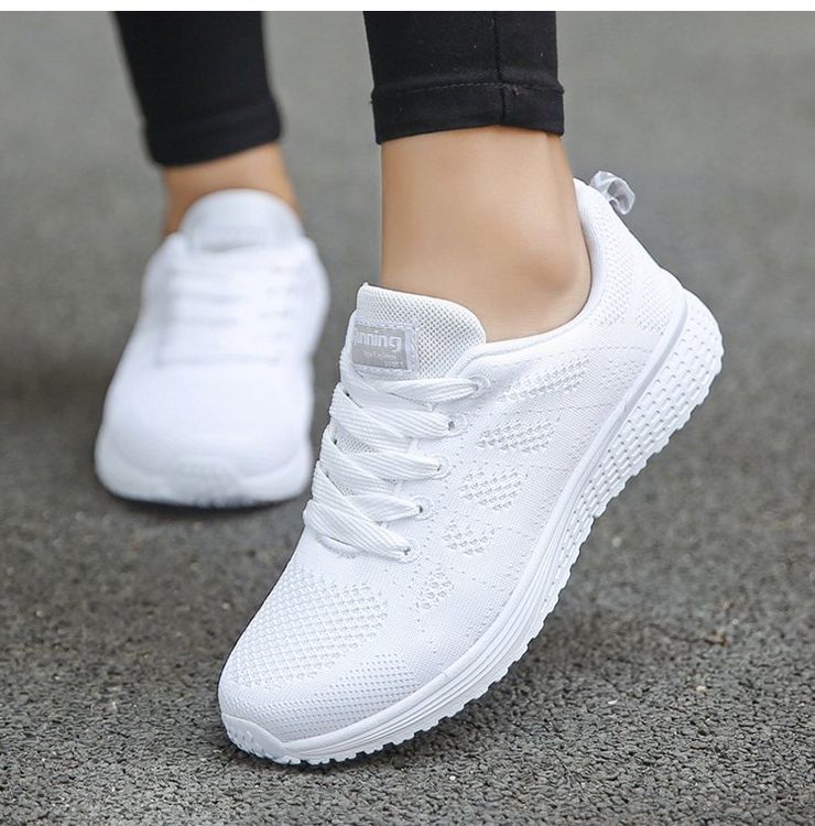 Stilvolle Turnschuhe Weiss Damen Ebenbild