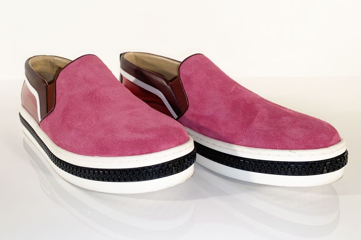 Sergio Rossi Scarpe da donna: Sergio Rossi Slipper Slip on Wildleder Gr. 41 – Nuovo (secondo la descrizione) da Ballwil venduto da ClassicGallery 3