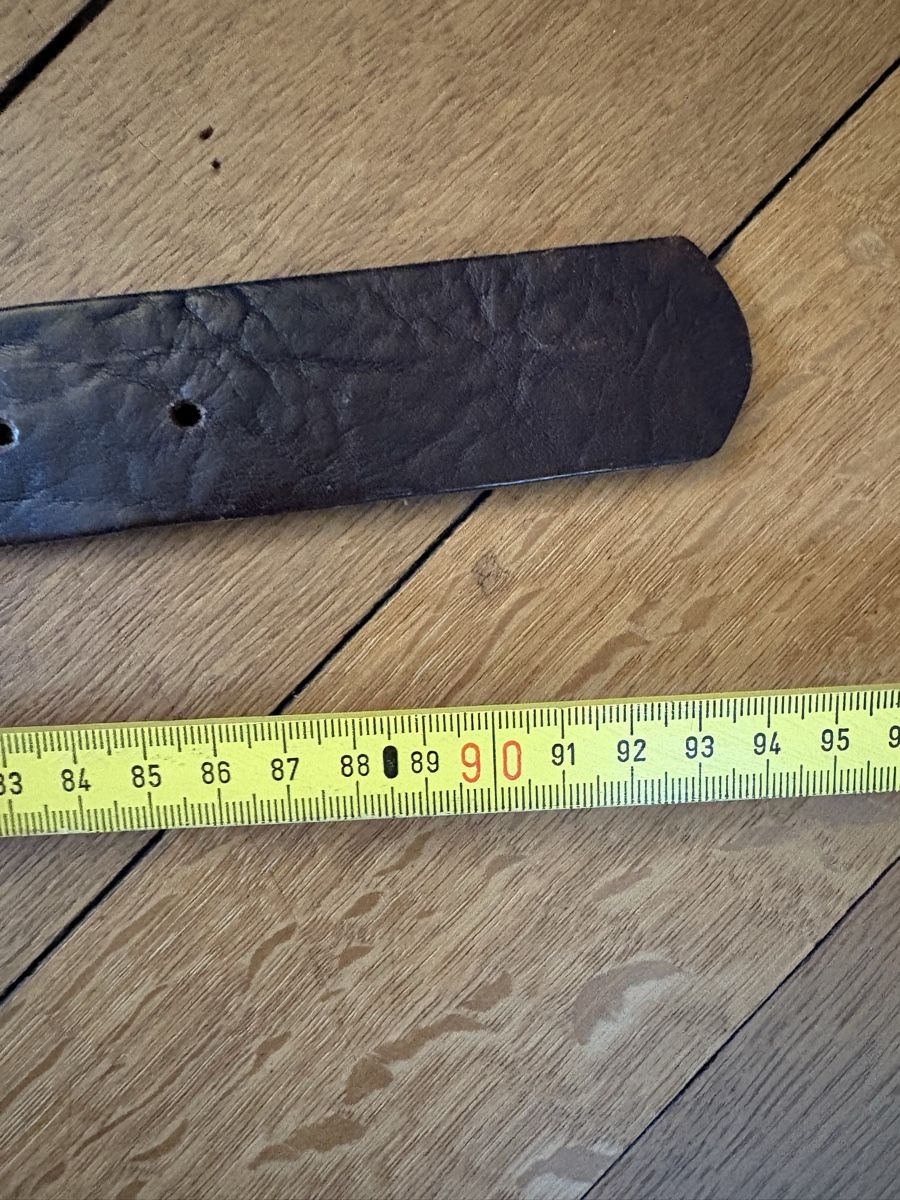 Gürtel: Vintage Ledergürtel braun – Gebraucht aus Zürich von triangular 2