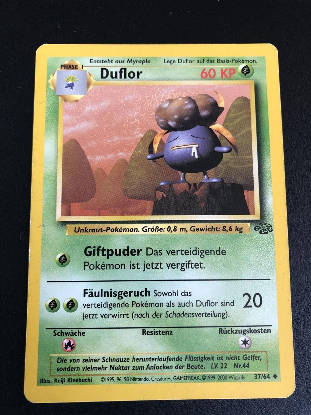 Pokémon Carte collezionabili: Duflor Dschungel Set 37/64 – Usato da Windisch venduto da sevenless91